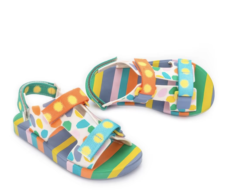 mini Melissa RAINBOW STRIPES celeste 25