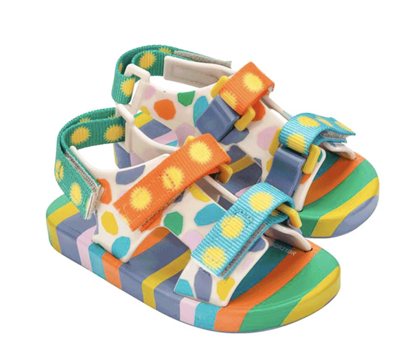 mini Melissa RAINBOW STRIPES celeste 30